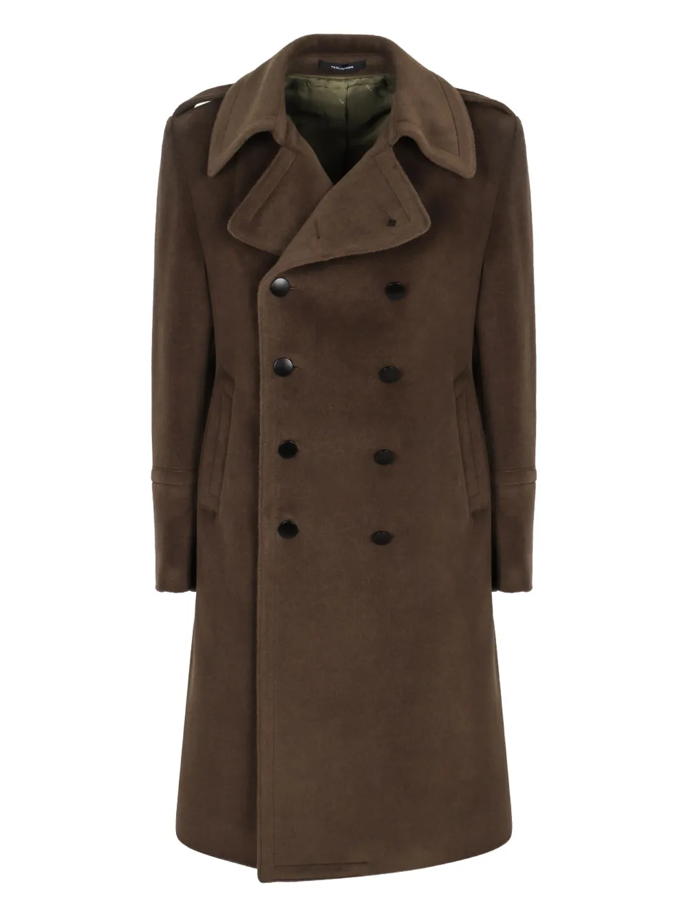 Tagliatore double-breasted button coat | Brown | Image 1