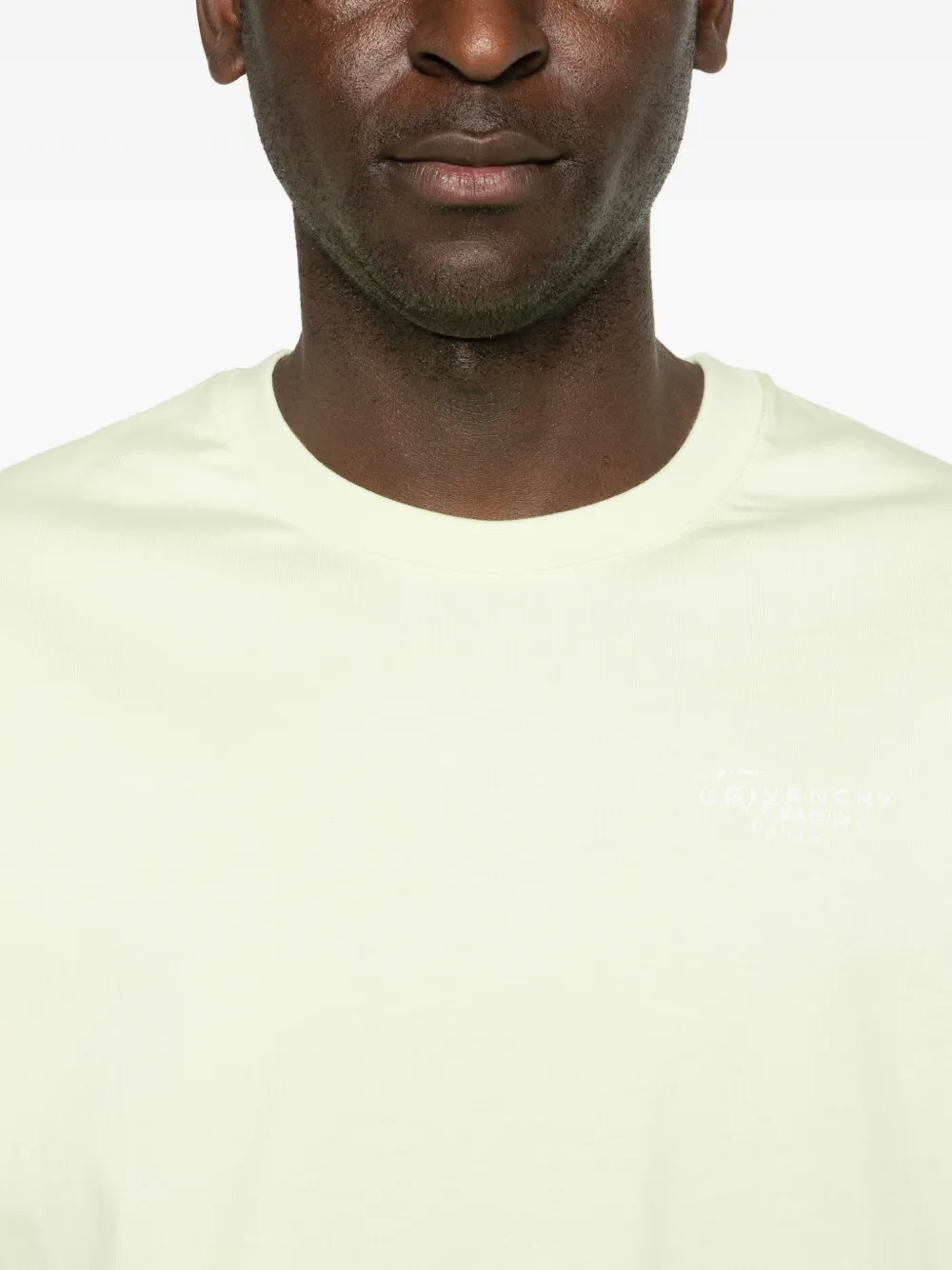 Givenchy T-shirt met logoprint Groen