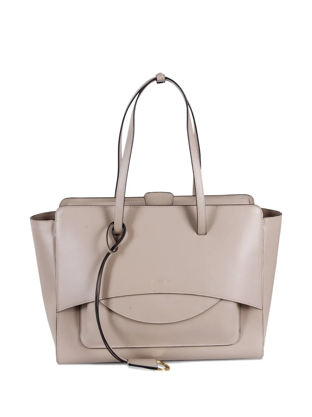 Hidesins Large Flap Premiere Shoulder Bag In Neutral
