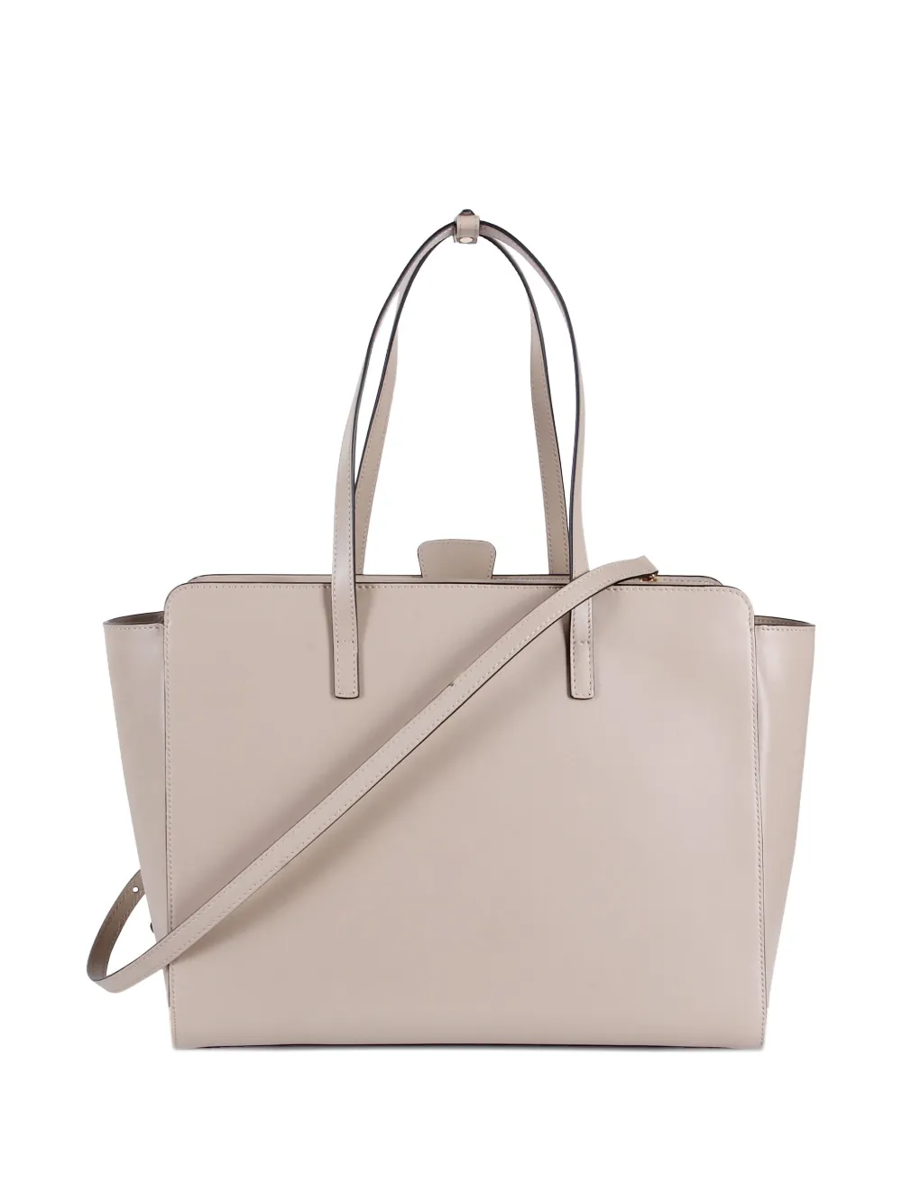 Hidesins Large Flap Premiere Shoulder Bag In Neutral