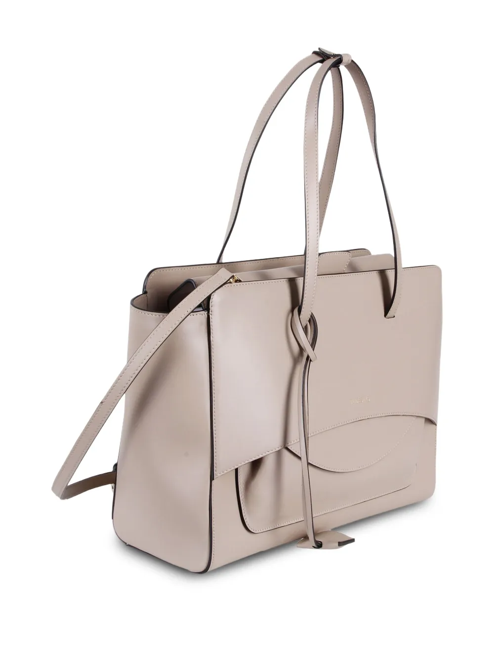 Hidesins Large Flap Premiere Shoulder Bag In Neutral
