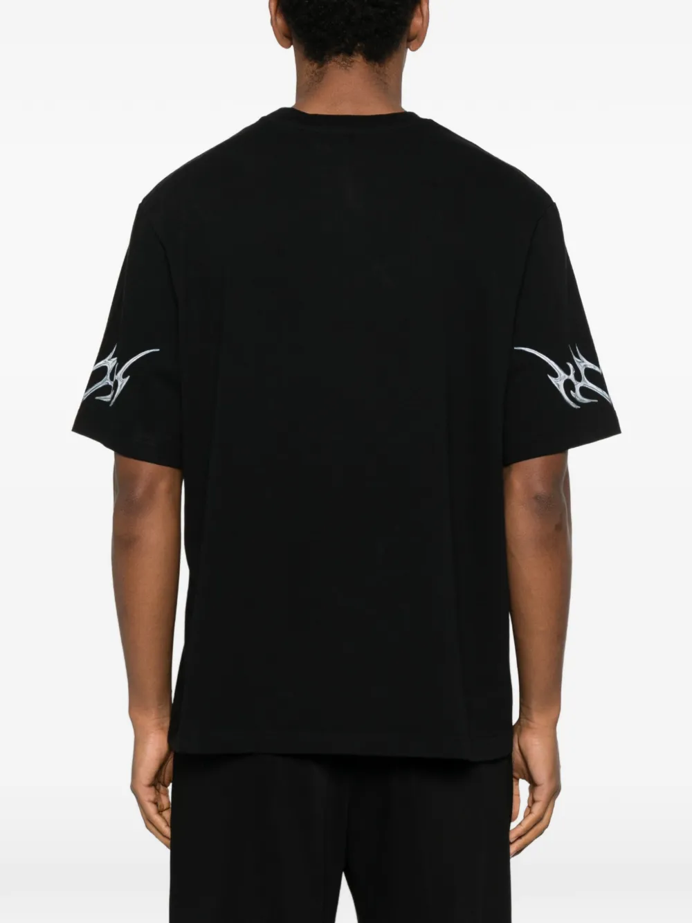 Casablanca T-shirt met grafische print Zwart