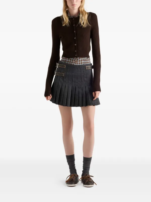 PRADA ミニスカート Prada ミニスカート | グレー | FARFETCH JP