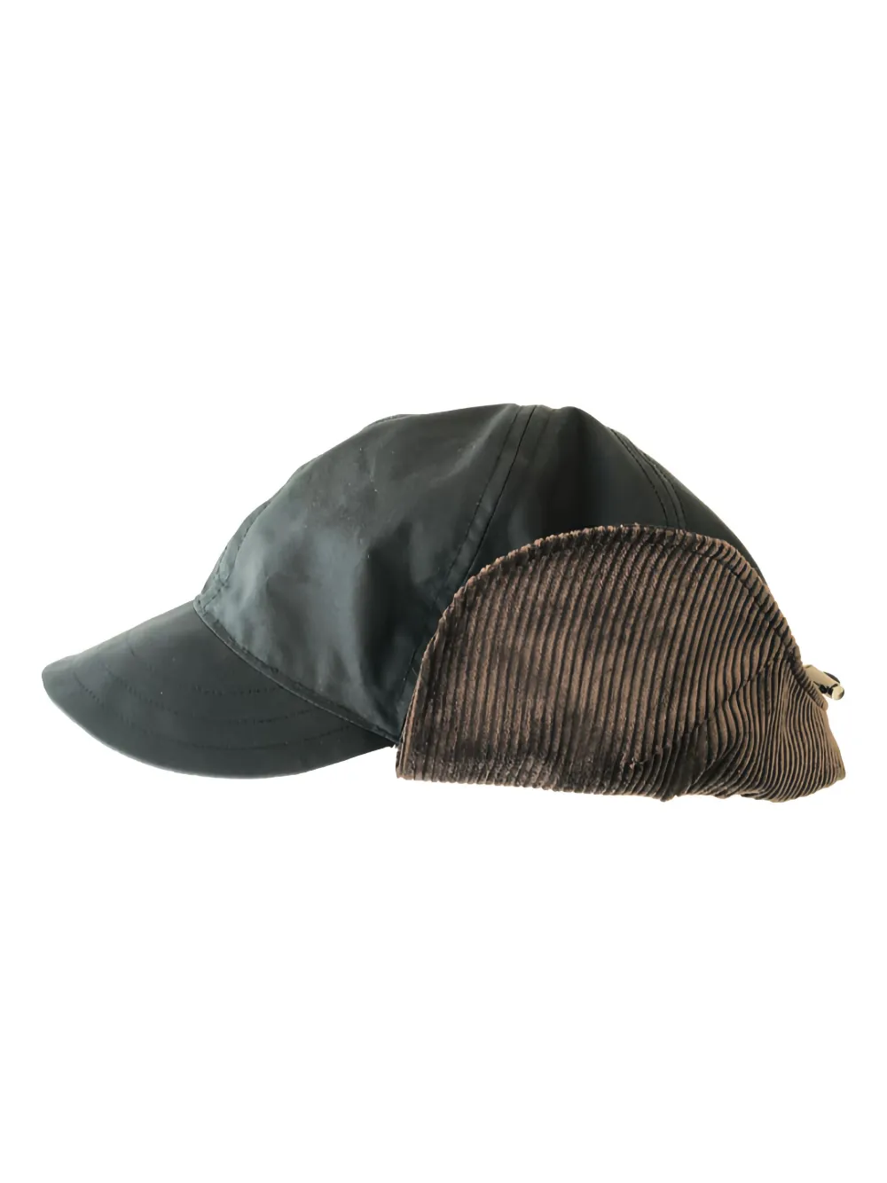 3Man corduroy-detail baseball cap - Nero