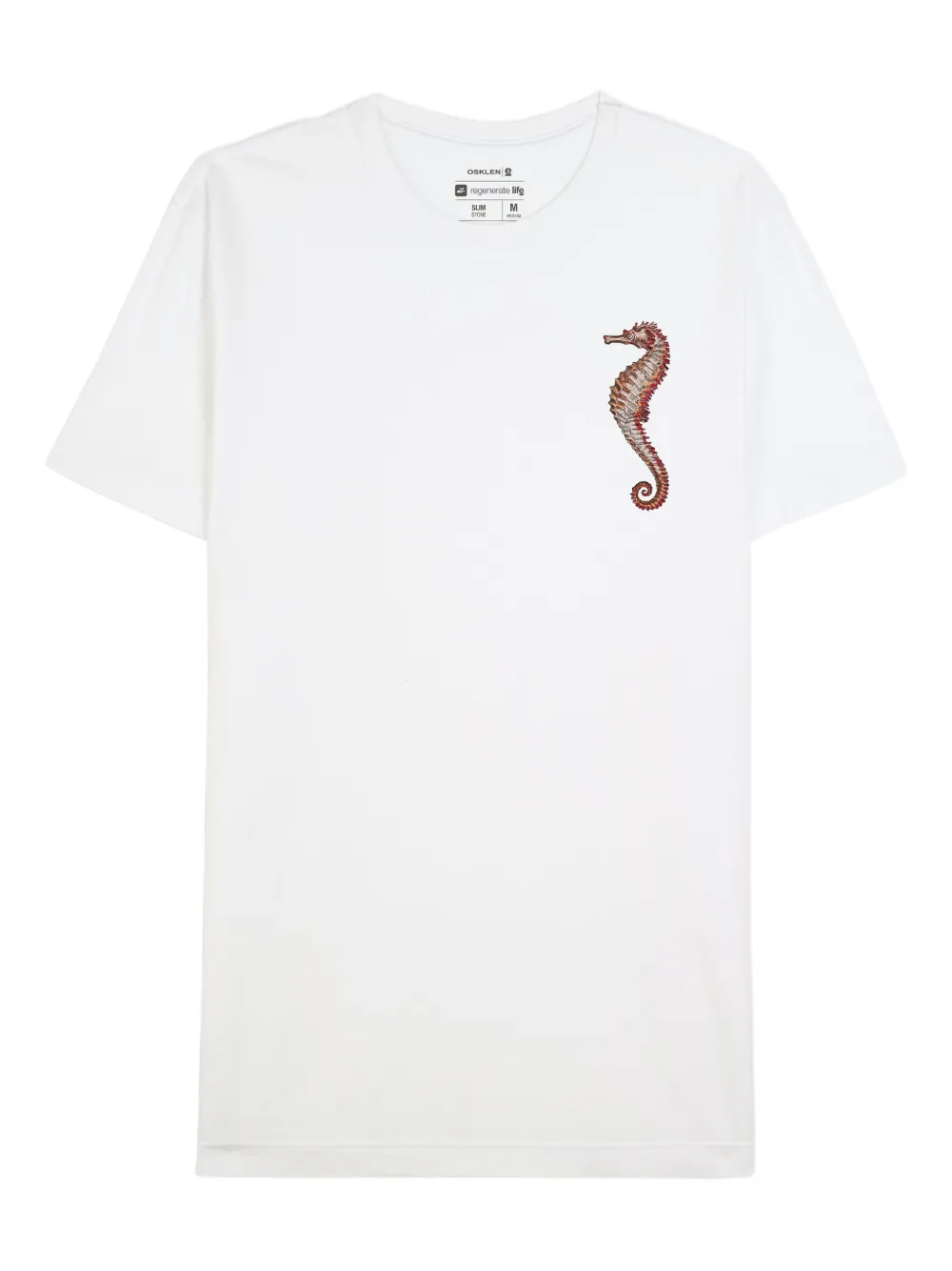 Osklen Sea Horse Colors Mc T-shirt In White