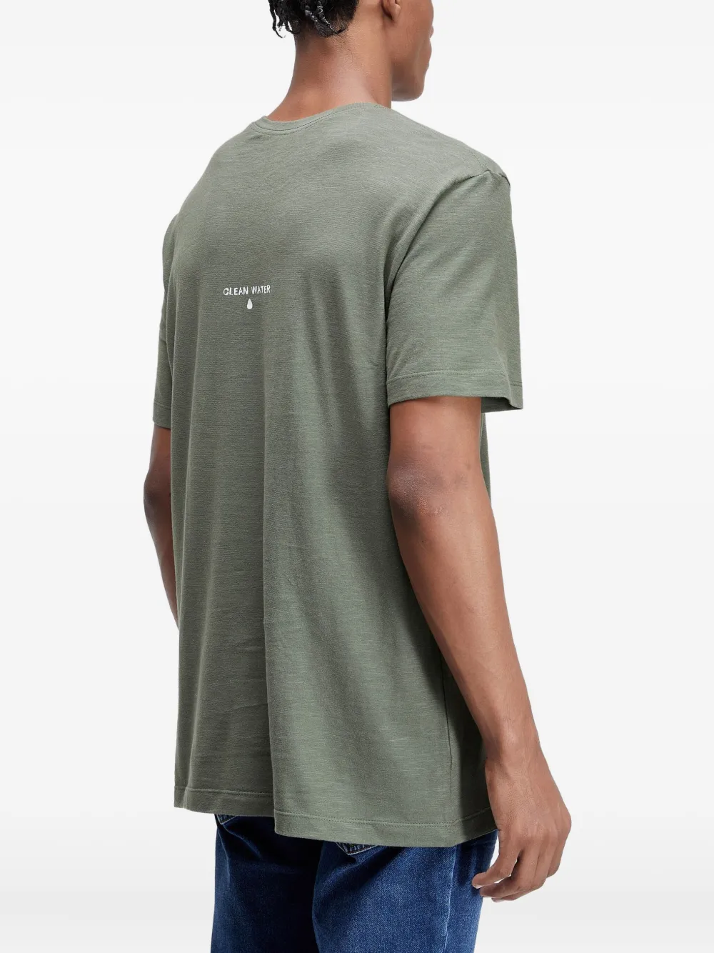 Osklen Org Rough Org katoenen T-shirt Groen