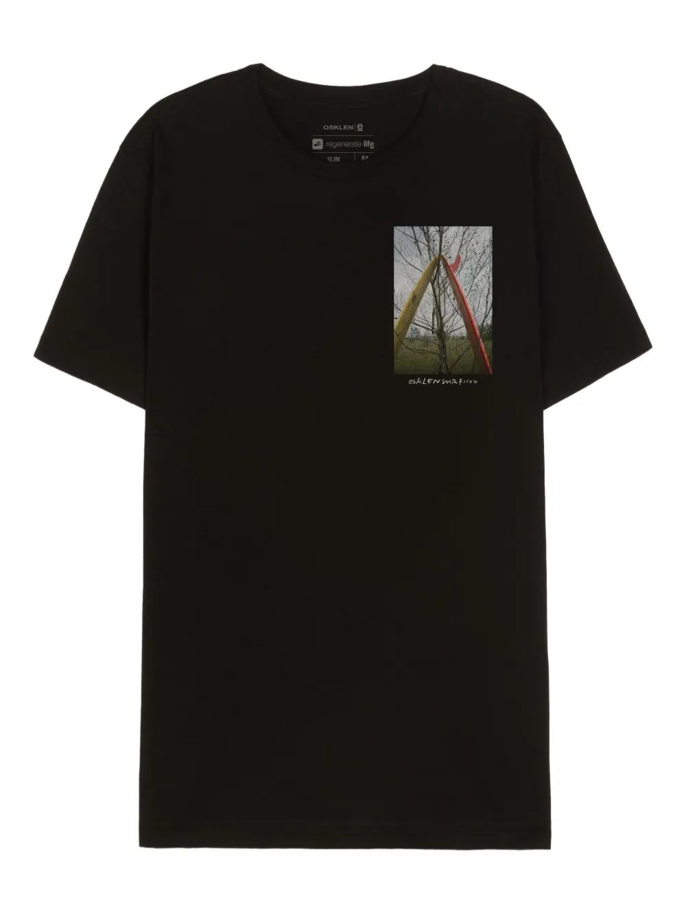Osklen Vintage 2 Boards T-shirt In Black
