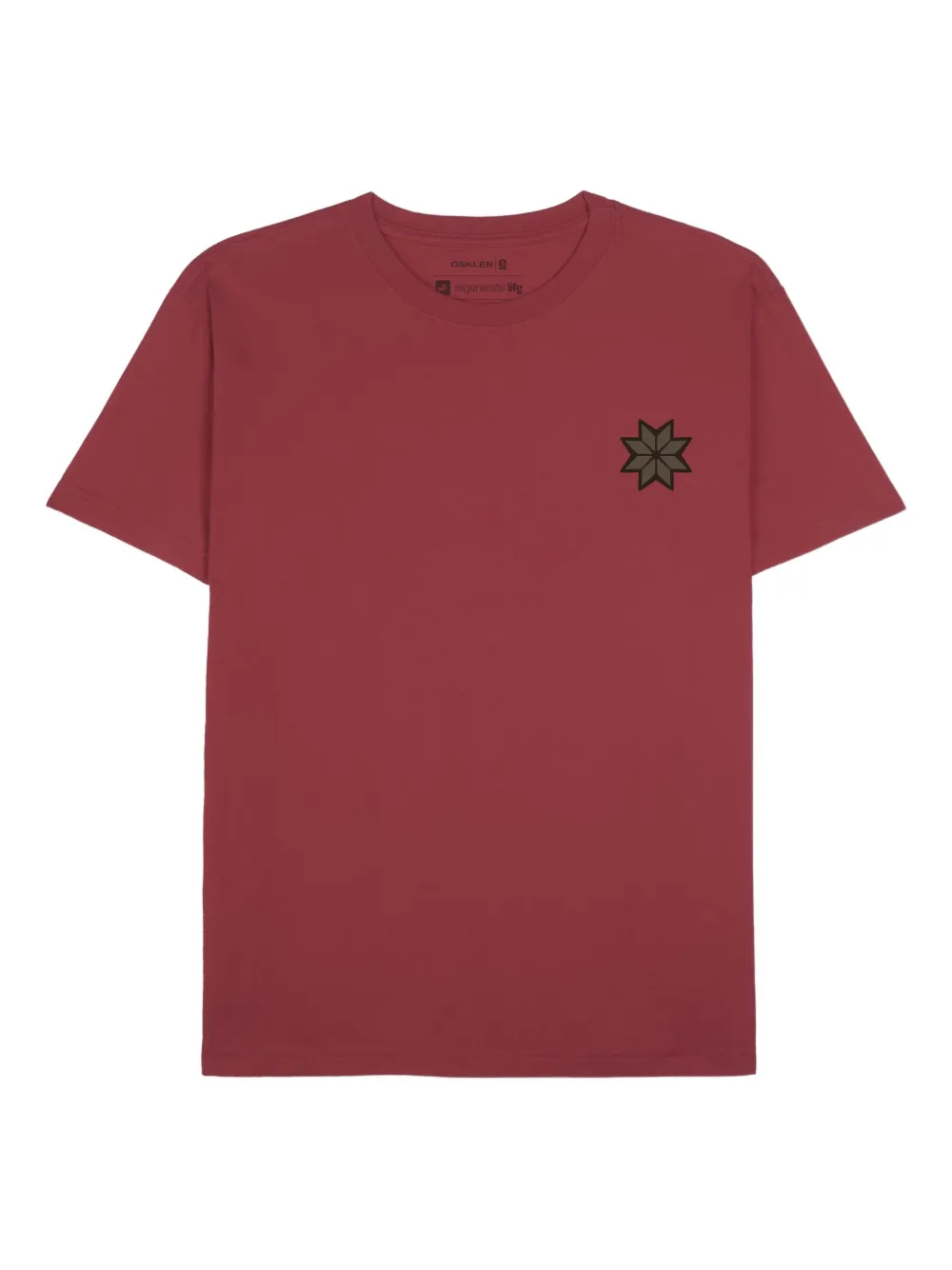 Osklen Arabesco Leao T-shirt In Burgundy