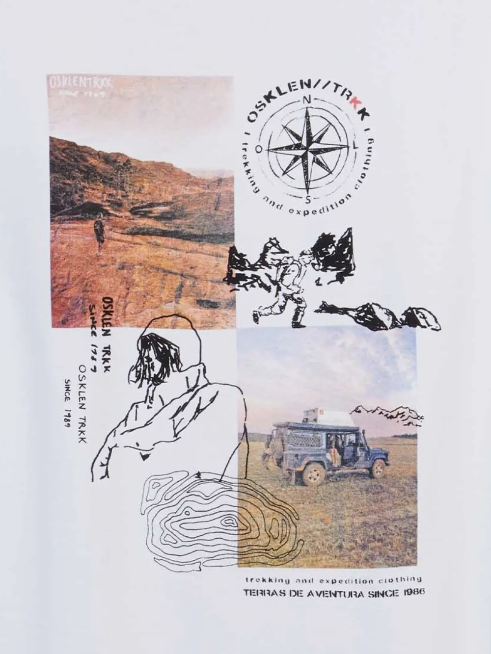 Osklen printed T-shirt - Wit