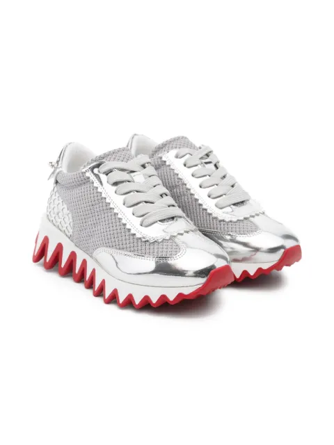 Christian Louboutin Kids panelled sneakers