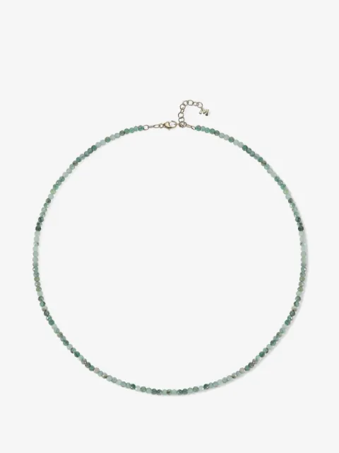 Mateo emerald beaded necklace