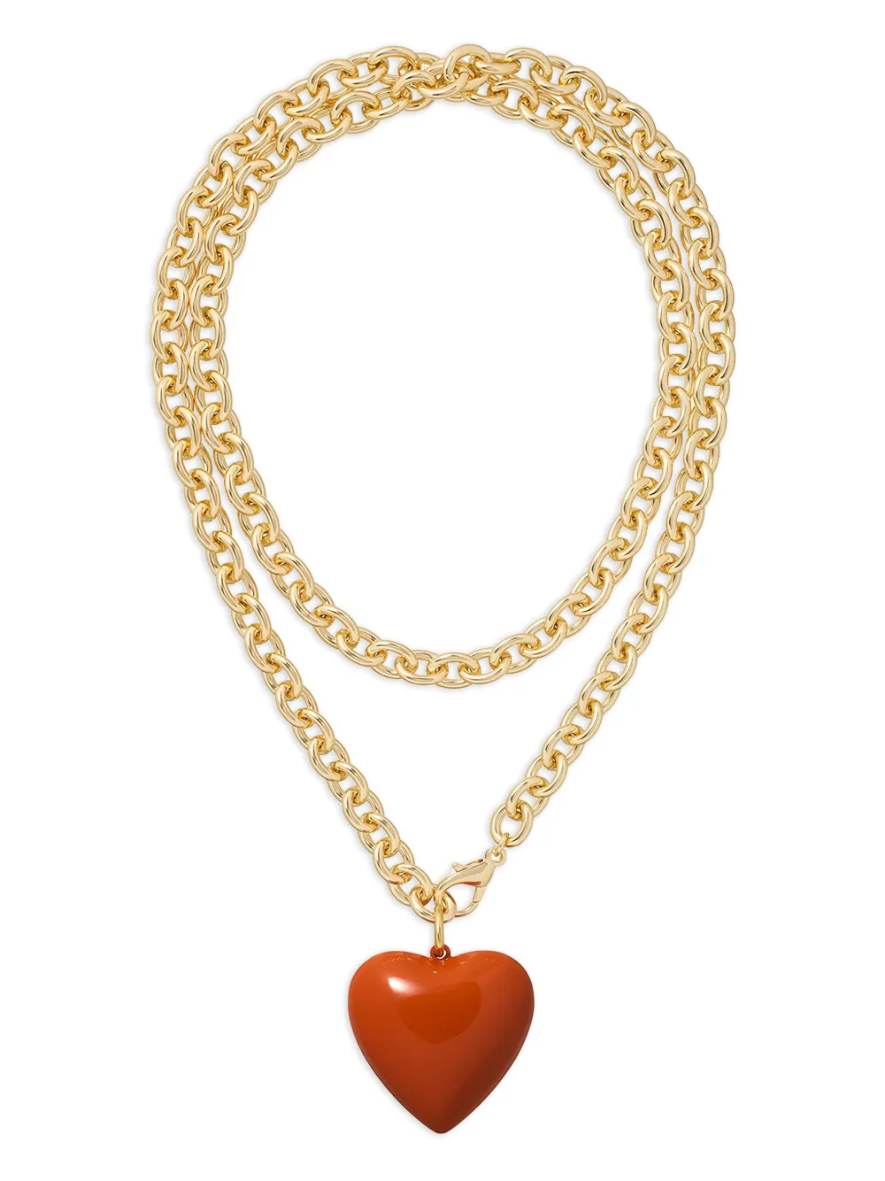 Roxanne Assoulin The Big Puffy heart-charm necklace - Oro