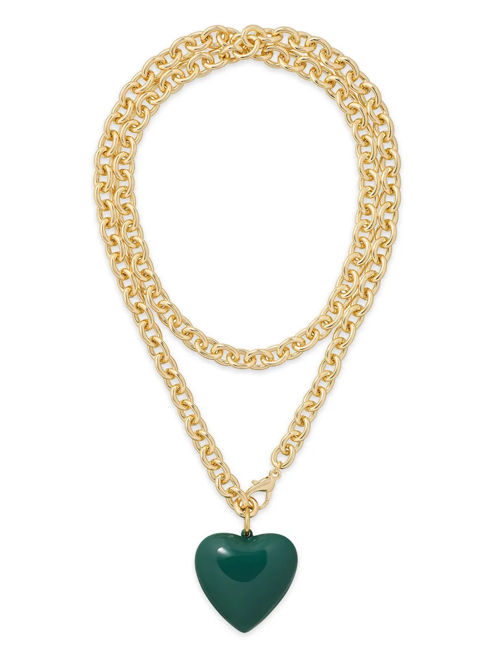 Roxanne Assoulin The Big Puffy heart-charm necklace - Oro