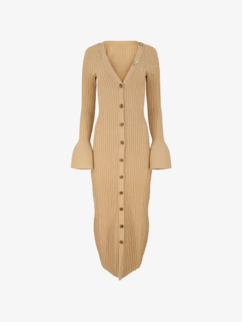 Alexis Vestido midi Trisha com mangas amplas
