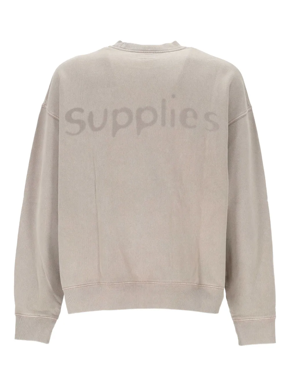 AMISH crew-neck sweatshirt - Beige