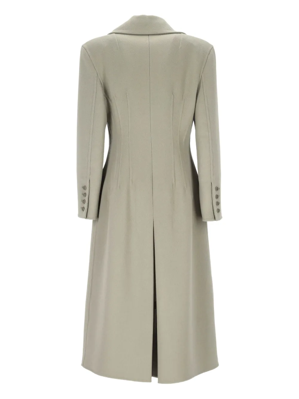Ermanno Scervino Double-breasted Coat In Neutral
