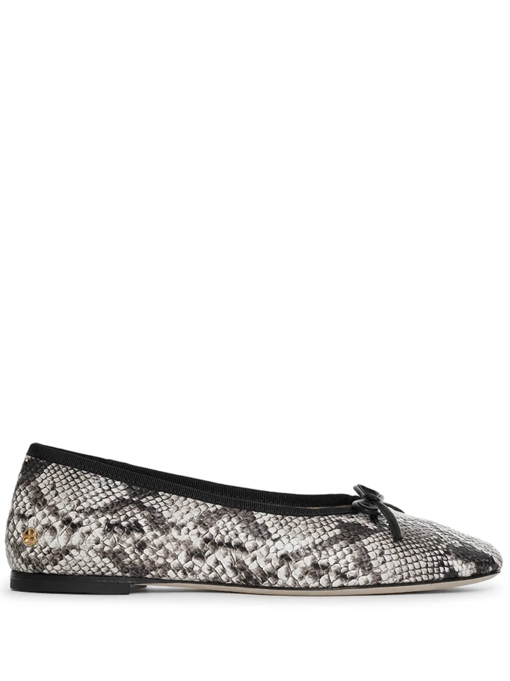 ANINE BING Jamie bow flats - Bianco
