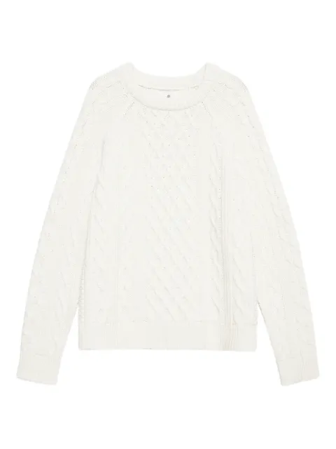 ANINE BING Louie cable-knit sweater