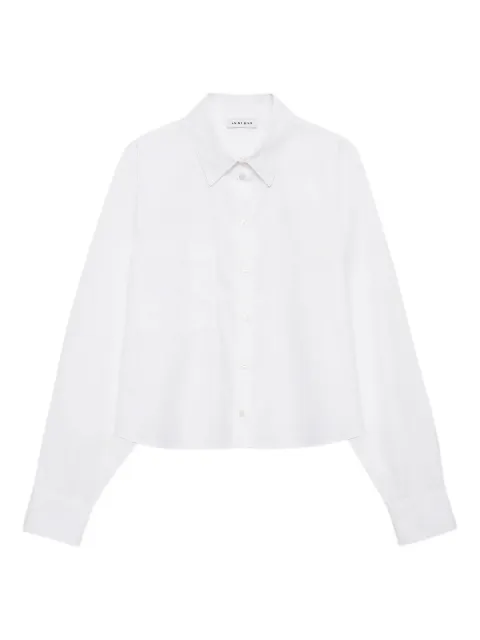 ANINE BING Essie cropped pocket shirt