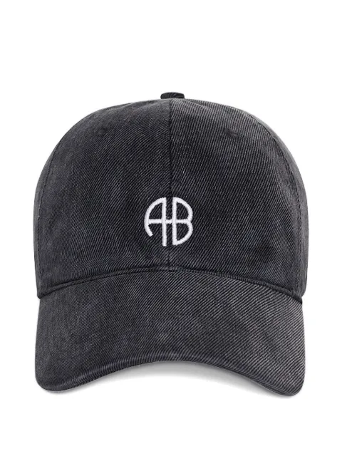 ANINE BING Jeremy embroidered cap