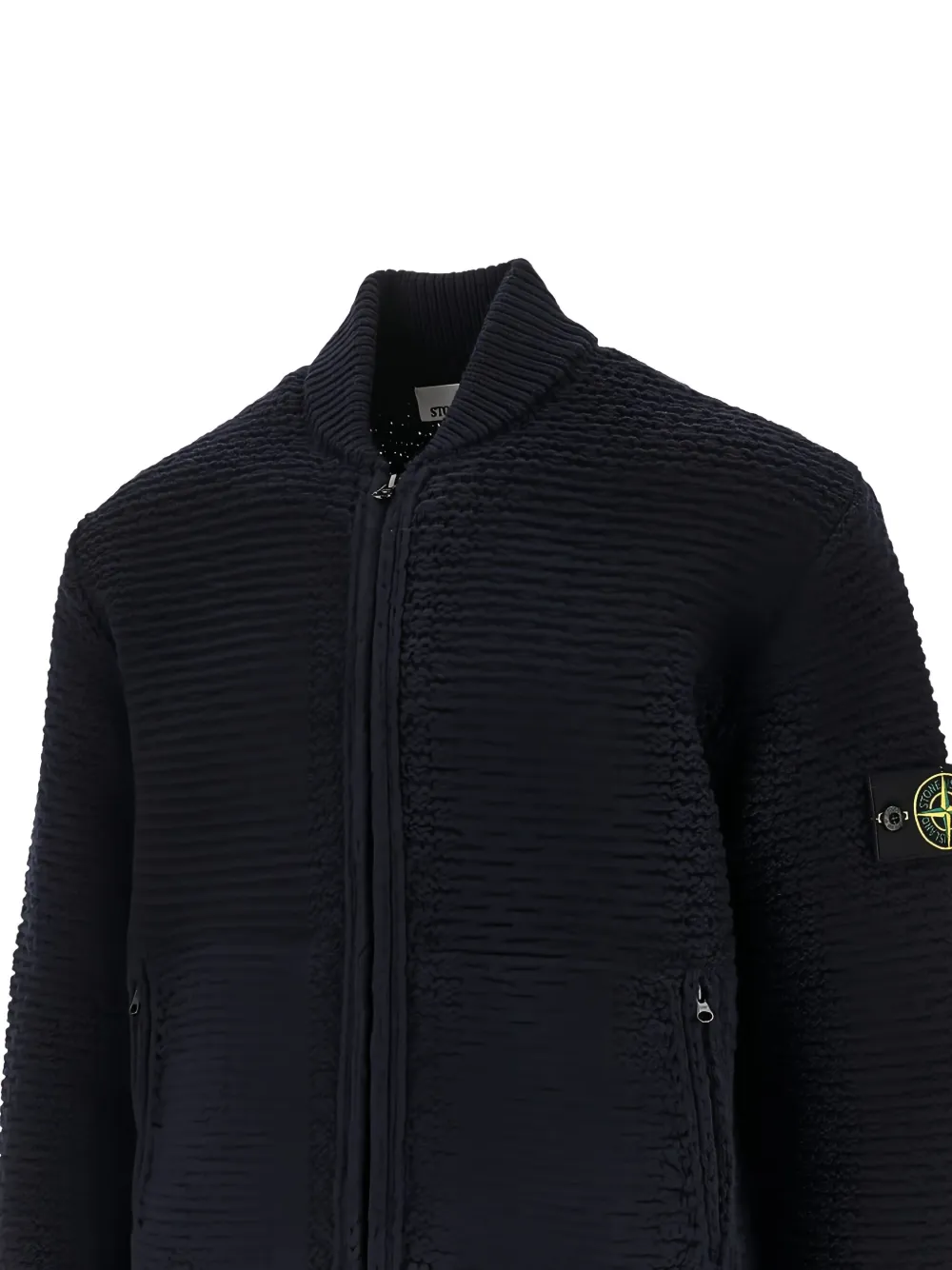 Stone Island Sweater met rits - Blauw