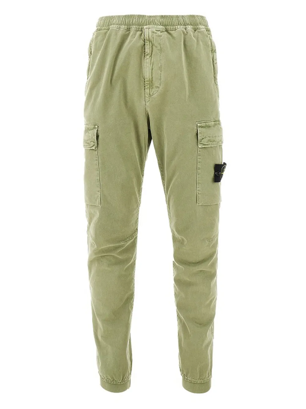 Stone Island elasticated-waist cargo pants - グリーン