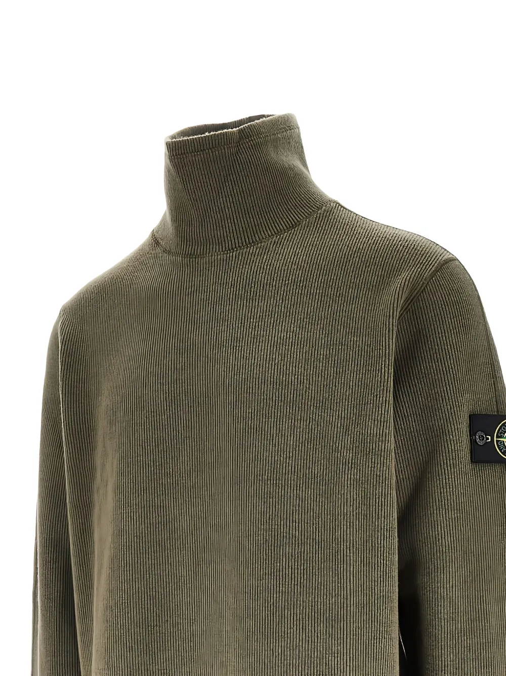 Stone Island Coltrui met logopatch - Groen