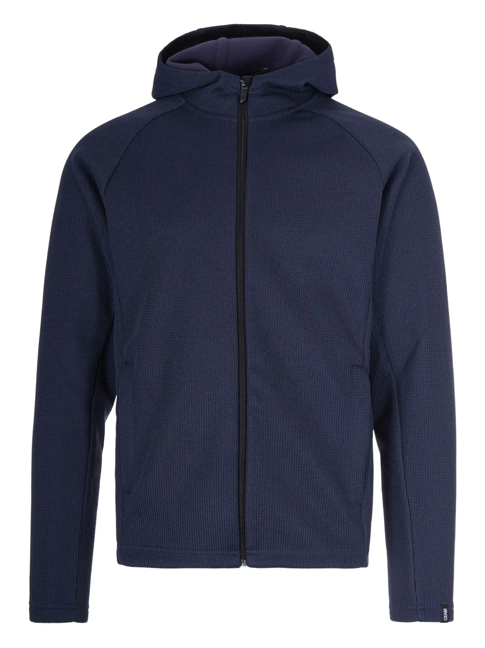 Colmar zip-up knitted hoodie | Blue | Image 1