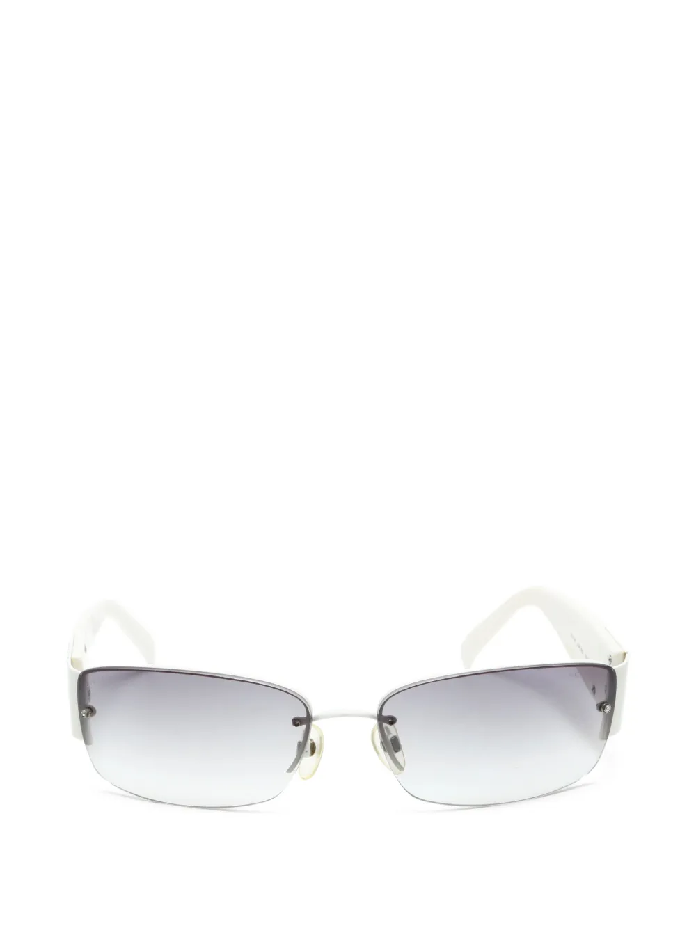 CHANEL Pre-Owned 2000s CC-logo sunglasses - グレー