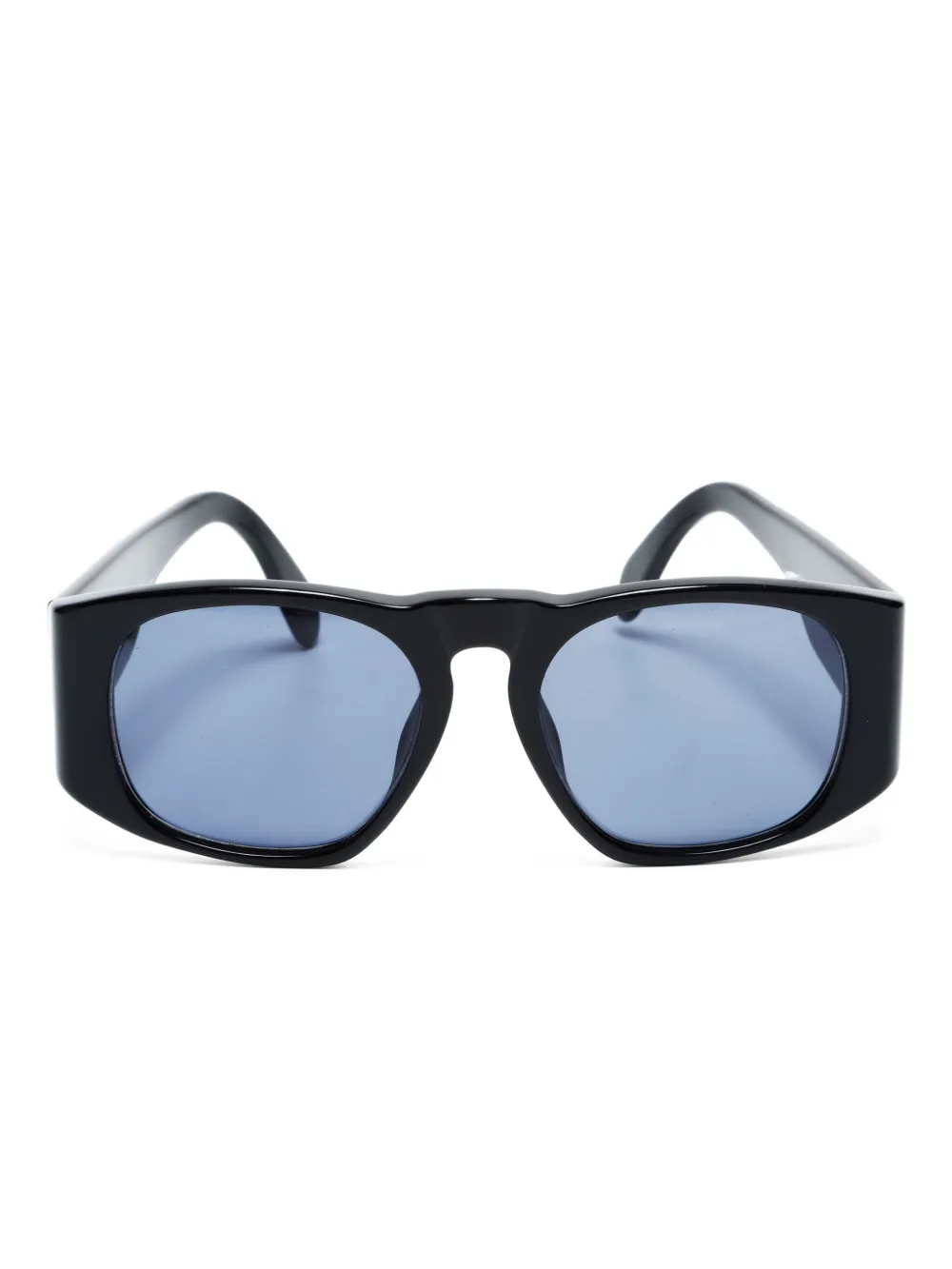CHANEL Pre-Owned 1990s CC-logo sunglasses - ブラック