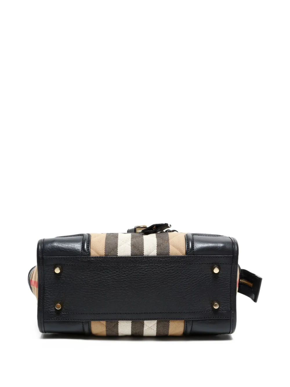 BURBERRY Pre-owned 2010-2020s Nova Check-pattern Tote Bag In Black