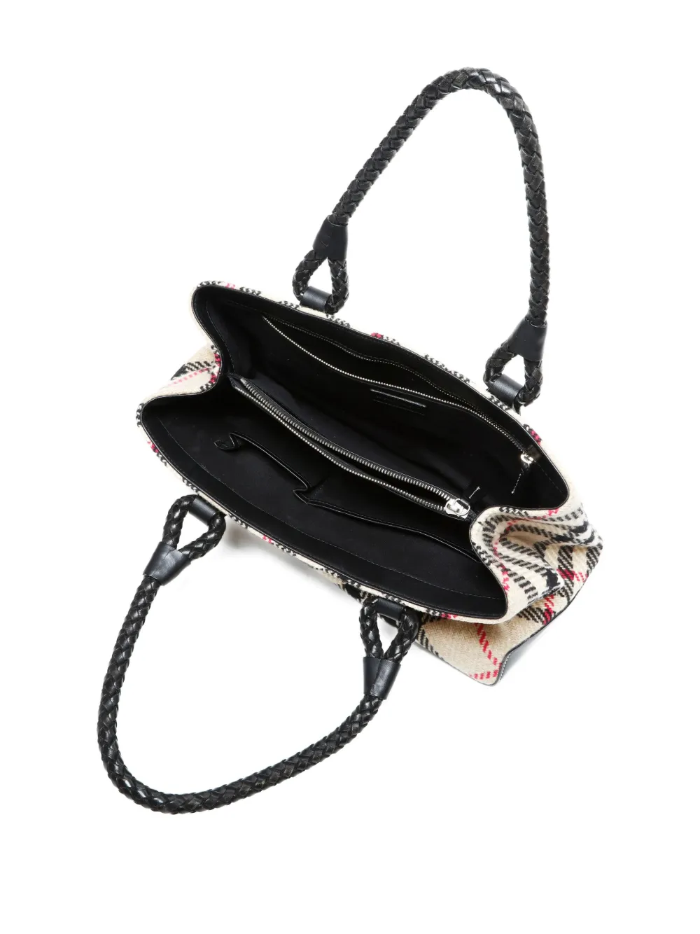 BURBERRY Pre-owned 2000s Nova Tartan-pattern Shoulder Bag In Neutral