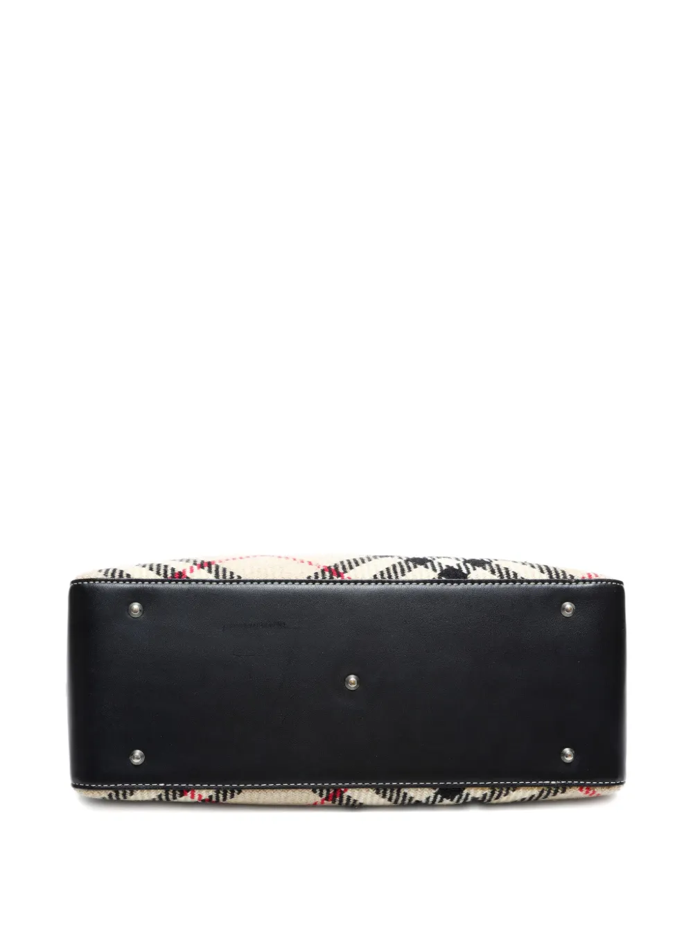 BURBERRY Pre-owned 2000s Nova Tartan-pattern Shoulder Bag In Neutral