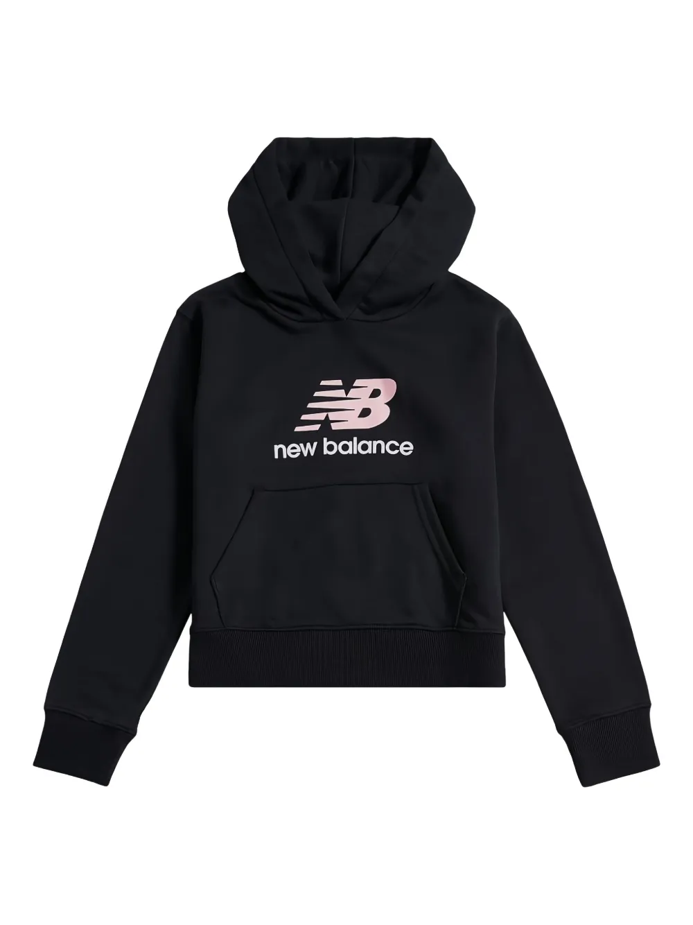 New Balance Kids logo-print hoodie - ブラック New Balance Kids logo-print hoodie - ブラック