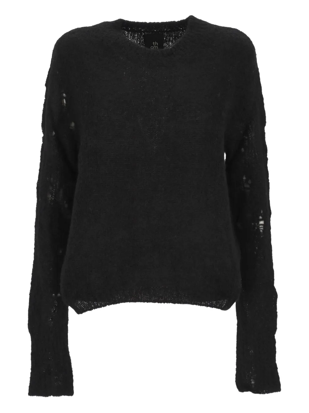 Thom Krom distressed-finish sweater - ブラック