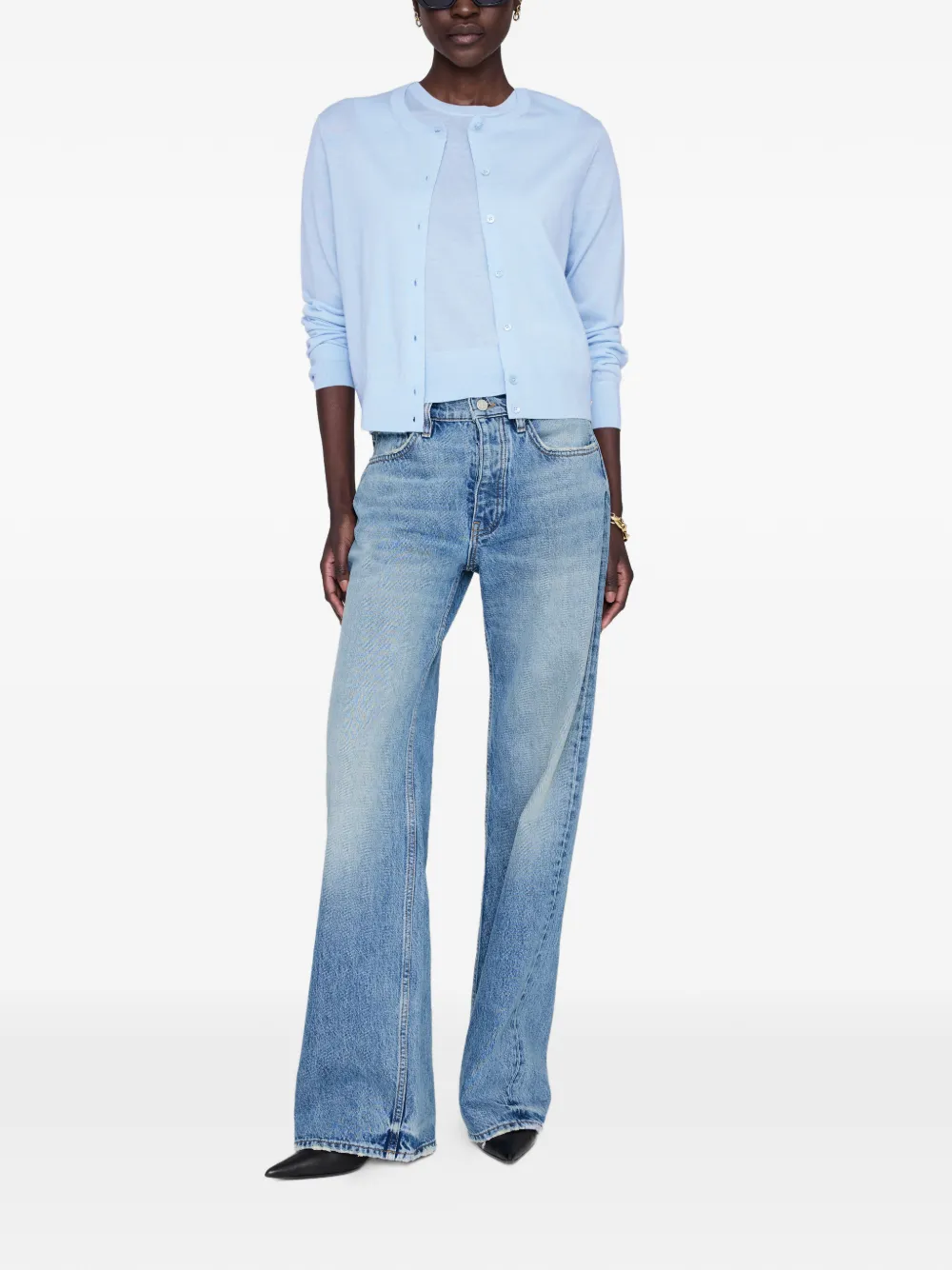 ANINE BING Moni mouwloze tanktop Blauw