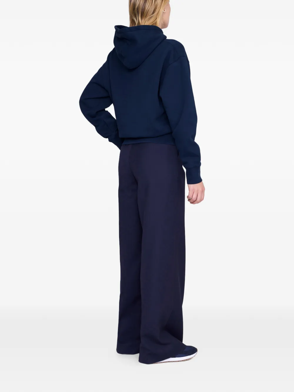 ANINE BING Debbie hoodie met applicatie Blauw