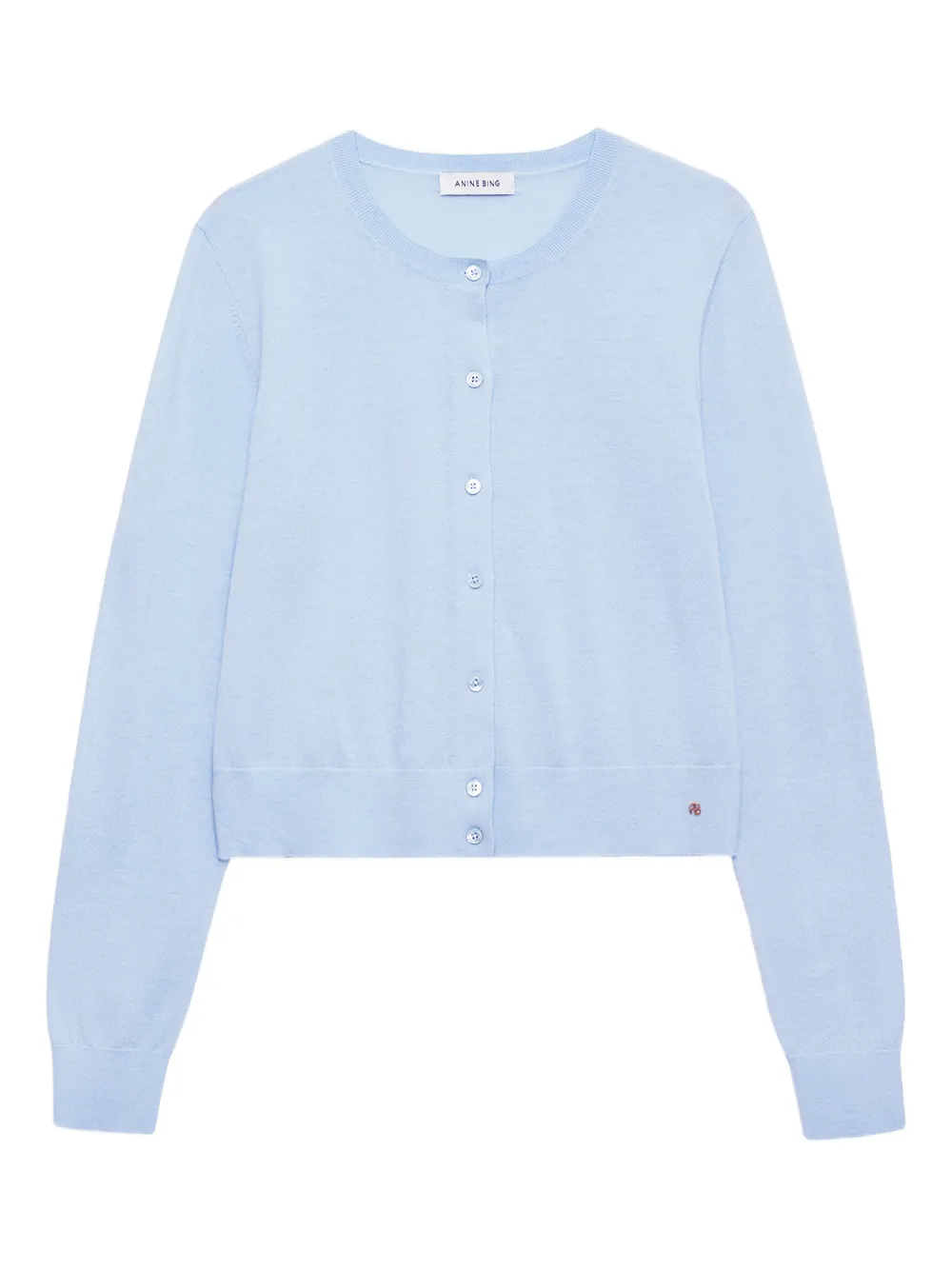 ANINE BING moni cropped cardigan - Blue