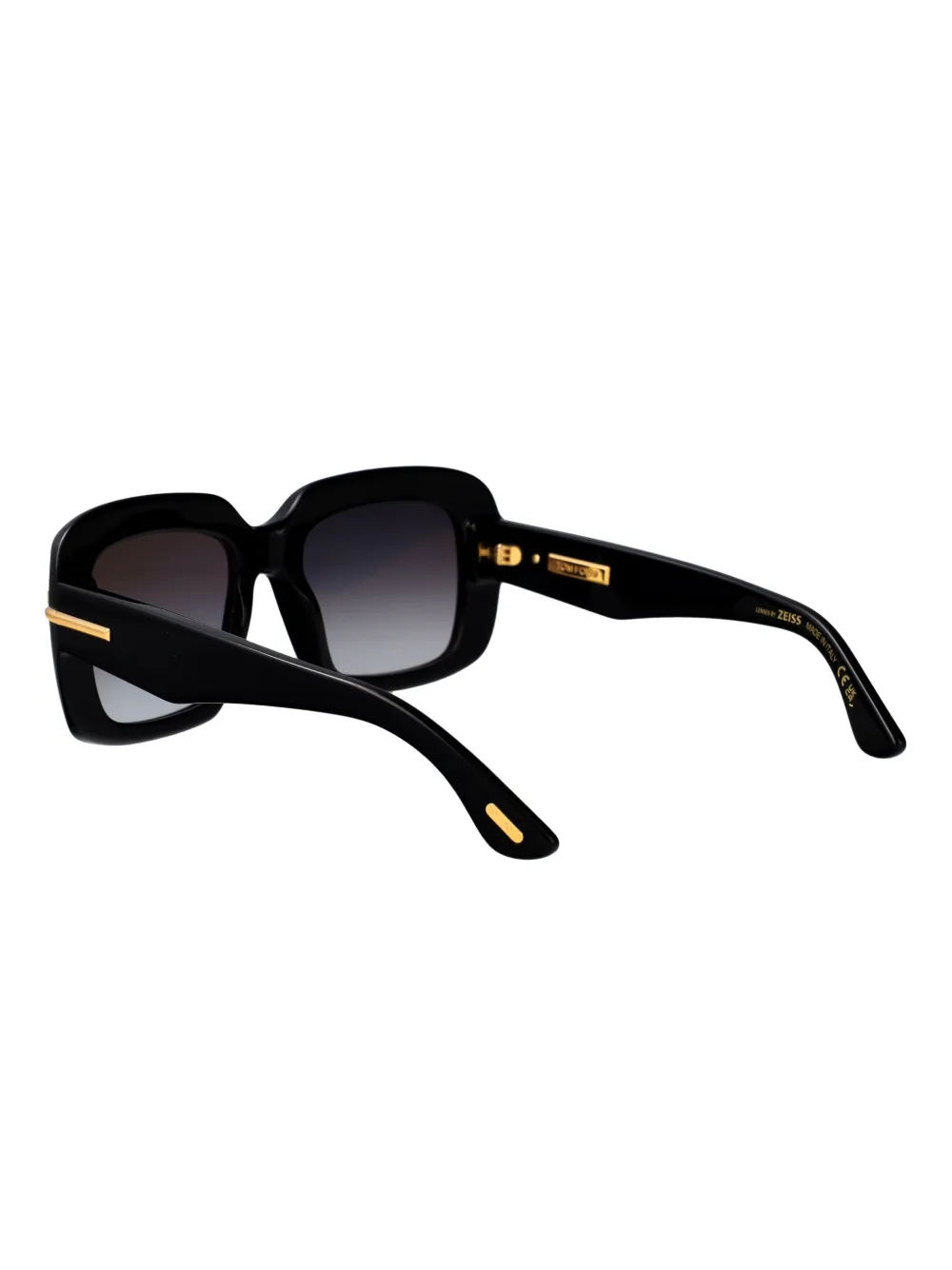 TOM FORD Eyewear Zonnebril met vierkant montuur Zwart