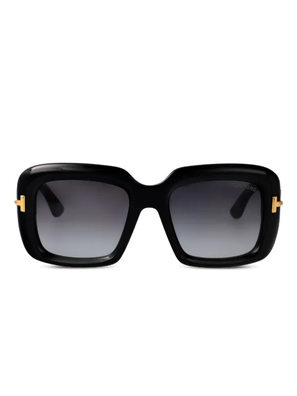 TOM FORD Eyewear Icon スクエアフレーム サングラス | ブラック