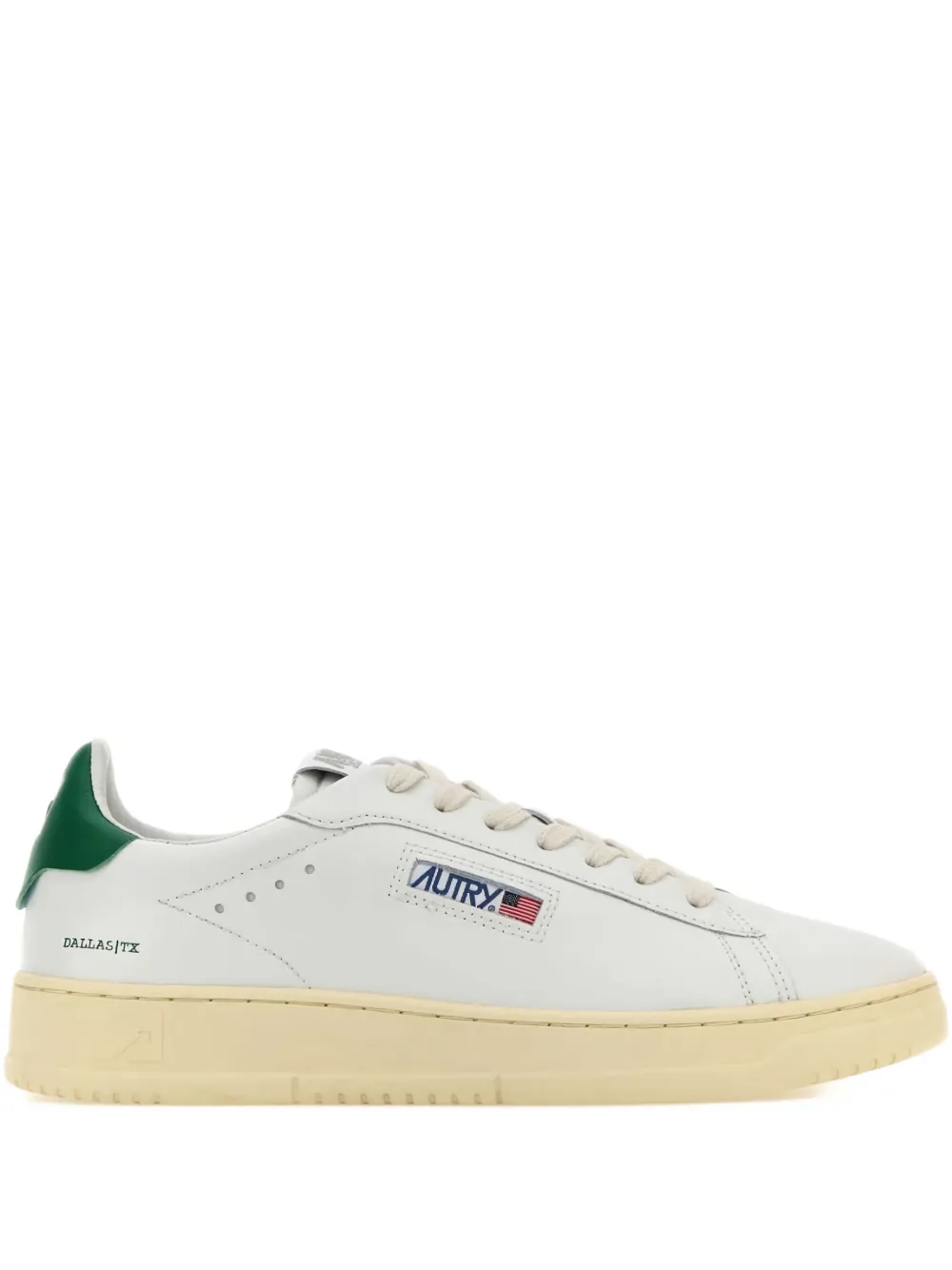 Autry Dallas Leather Sneakers In White