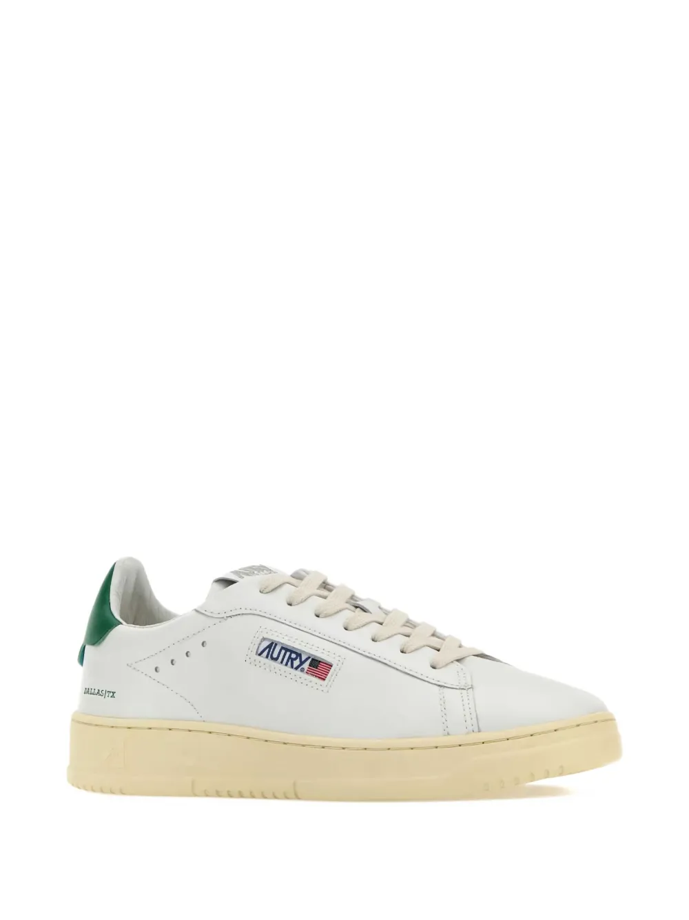 Autry Dallas Leather Sneakers In White