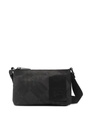 MM6 Maison Margiela レザーメッセンジャーバッグ | ブラック