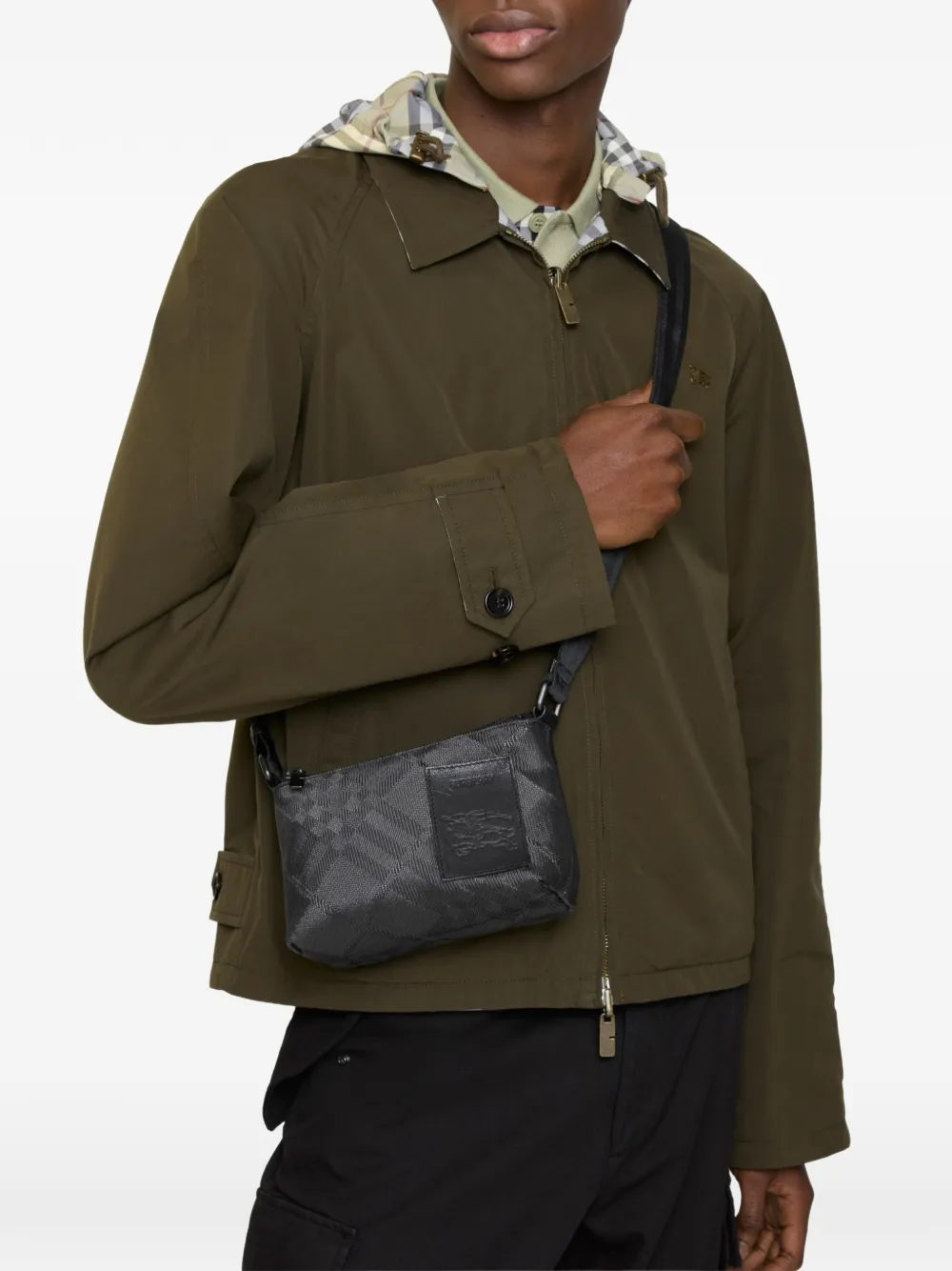 Burberry Chester kleine crossbodytas - Zwart