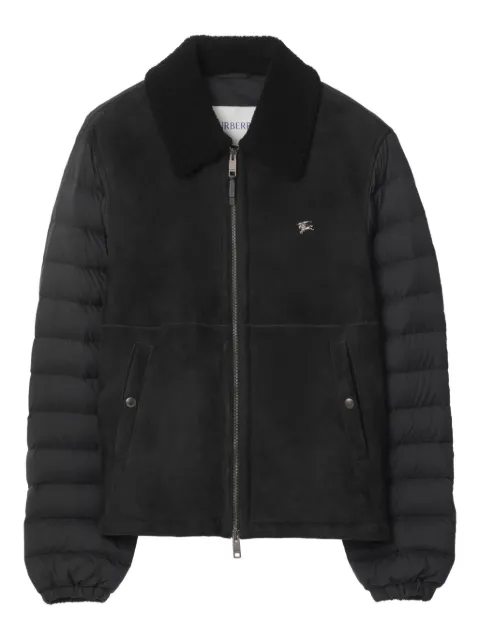 Burberry Equestrian shearling nylon puffer jacket