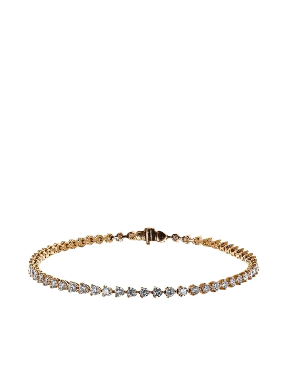Lisa Nik 18K rose gold embellished diamond bracelet - Rosa