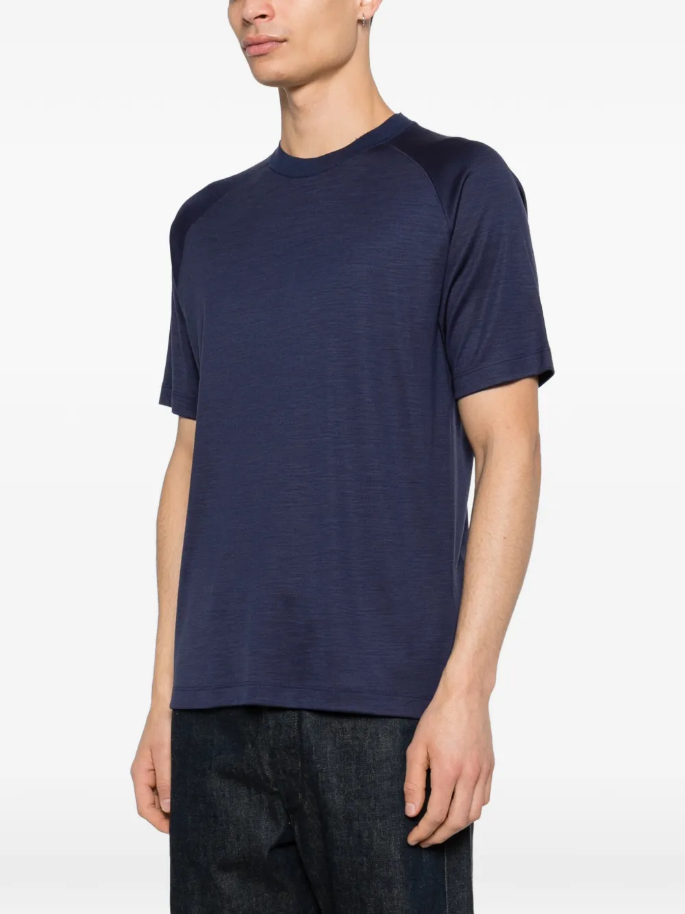 Zegna T-shirt met korte mouwen Blauw
