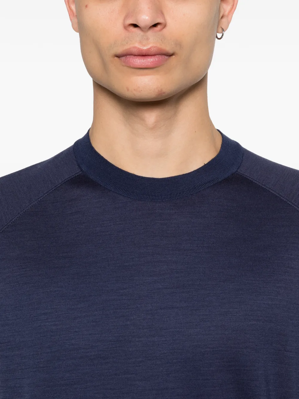 Zegna T-shirt met korte mouwen Blauw