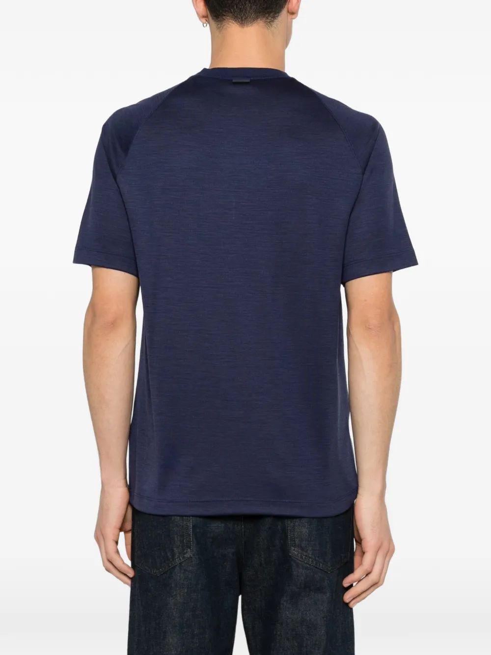Zegna T-shirt met korte mouwen Blauw