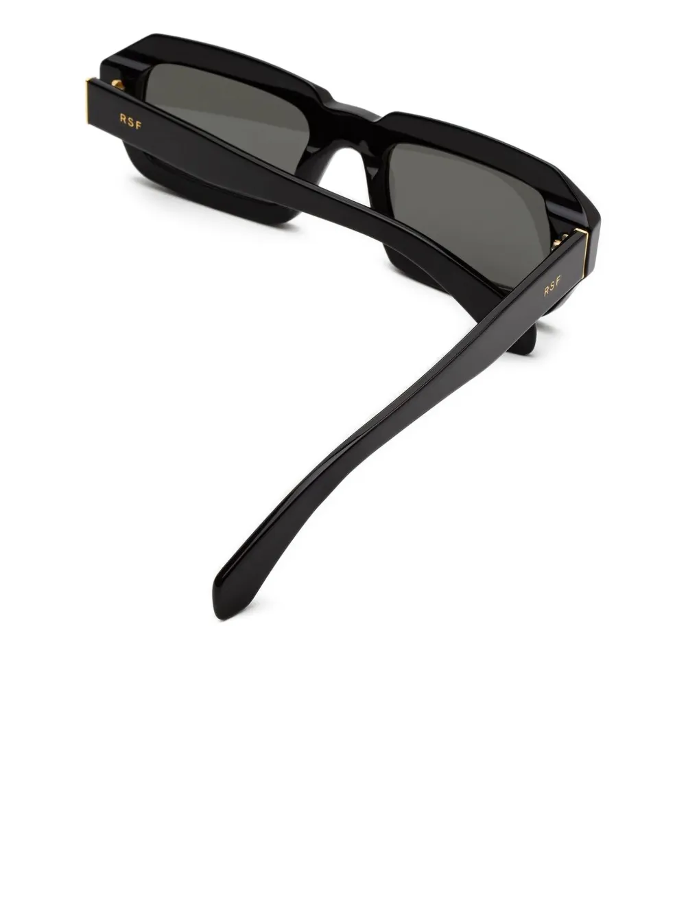 Retrosuperfuture Fantasma zonnebril met geometrisch montuur Zwart